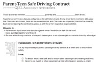 GJEL Accident Attorneys Introduces Parent-Teen Safe Driving Contract 1