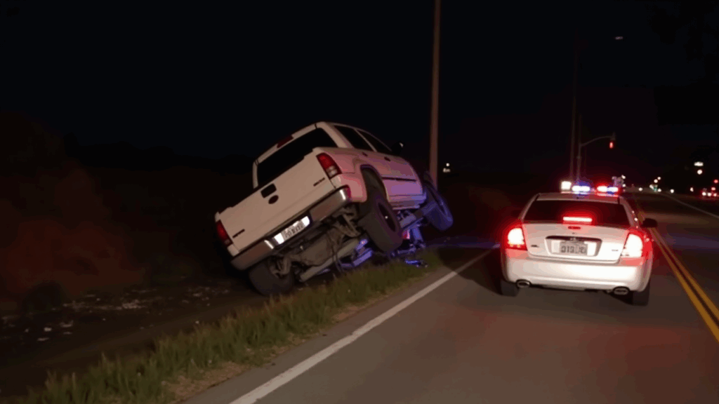 Samantha Parian una camioneta volcada y un sedán chocaron en la carretera en ni 208d02f9 6f7c 40c7 85b4 18102312ab14