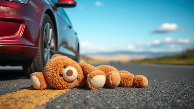 Samantha Parian an image of a car and a teddy bear lying on the ro 70feb217 03c7 49e8 8390 d4196eb90c2e 1