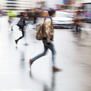 A pedestrian hit after a California car accident