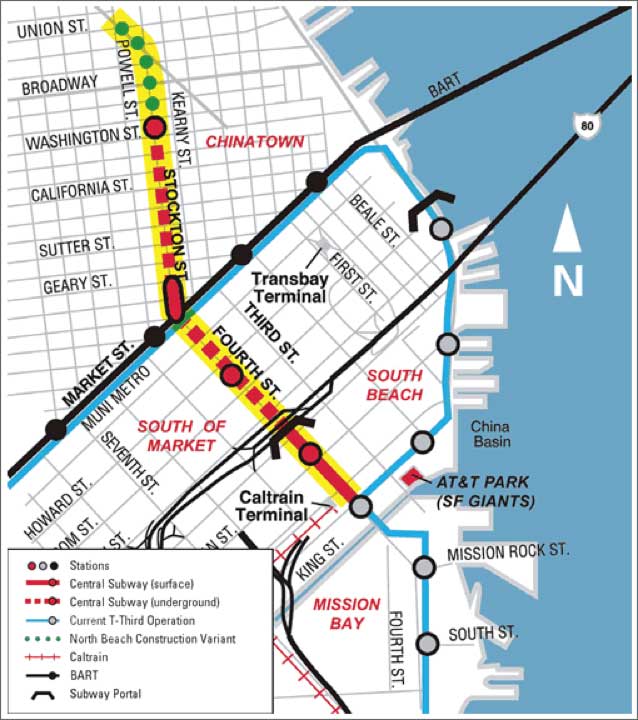 El Transbay Transit Center necesita una conexión de enlace con Caltrain 2