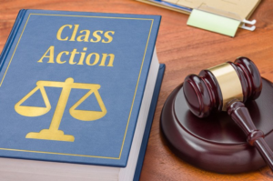 Class Action Lawsuits Book & Gavel