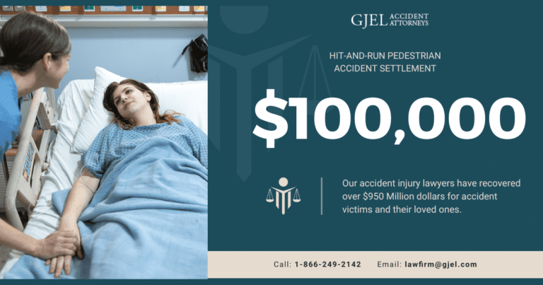 100000 Hit and run Pedestrian Accident