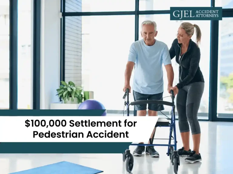 100000 Settlement for Pedestrian Accident 1