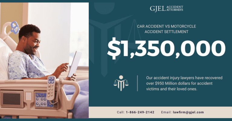 1350000 settlement for car accident