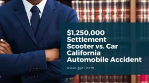 Scooter v. Car California Automobile Accident