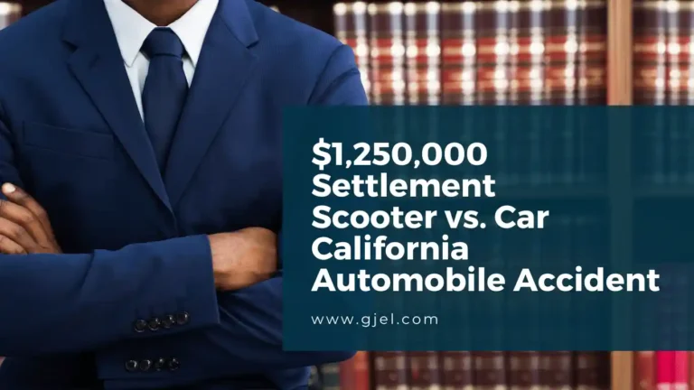 Scooter v. Car California Automobile Accident
