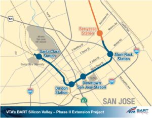El BART Silicon Valley de la VTA