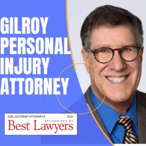 Gilroy personal injury attorney with the Best Lawyers logo award