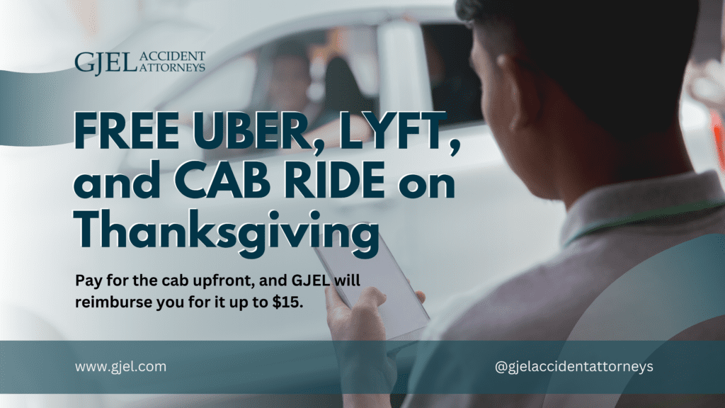 Viajes gratis en Uber/Lyft/Cab el Día de Acción de Gracias