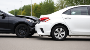 a two-vehicle crash