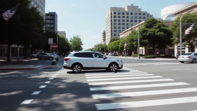 Samantha Parian un SUV en un paso de peatones f6b5415e 1af1 484f 8117 4b25aec56207 2