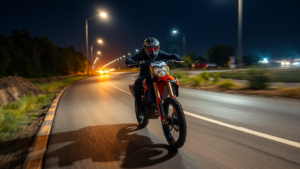 a dirt bike accident