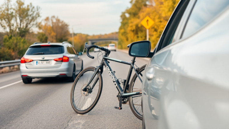 Samantha Parian a bicycle collided with a car on the highway f0ae3c5a e279 4306 8d87 719c372de730
