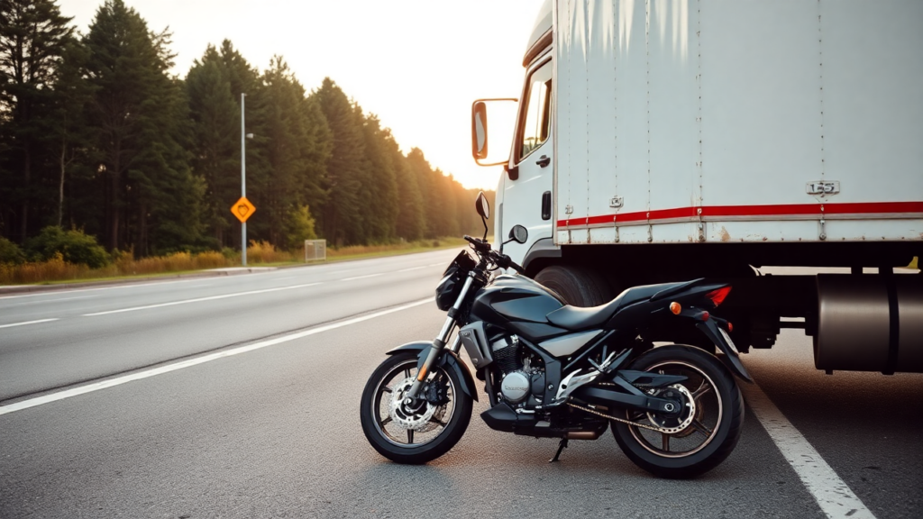 Motorcyclist Suffers Broken Leg in Modesto Big Rig Collision on I-5 1