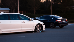 Samantha Parian a white sedan collided with a black sedan at dawn abe0854e 0225 4d92 a709 99b4a4e8eda3