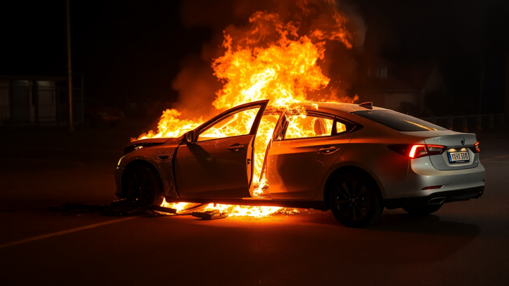 Un accidente mortal por alcance en la autopista 4 de Brentwood pone de manifiesto el peligro de incendio de un vehículo eléctrico 1