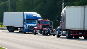 Samantha Parian two big rigs collided with a semi truck on the roa 61afa057 c2c2 412c a577 34d0a9dc5416