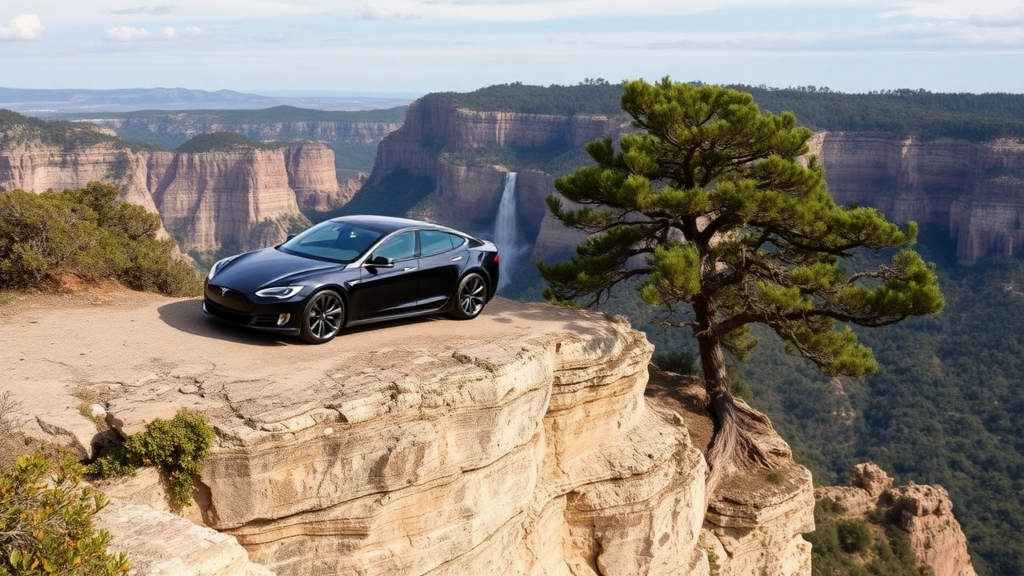 Firefighters Rescue Operation on a Tesla Driver Dangling on Edge of the 200-Foot California Cliff 1
