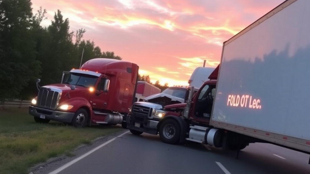 Driver Hospitalized in a Truck Accident Collision on Highway 99 Near Herndon Avenue 1