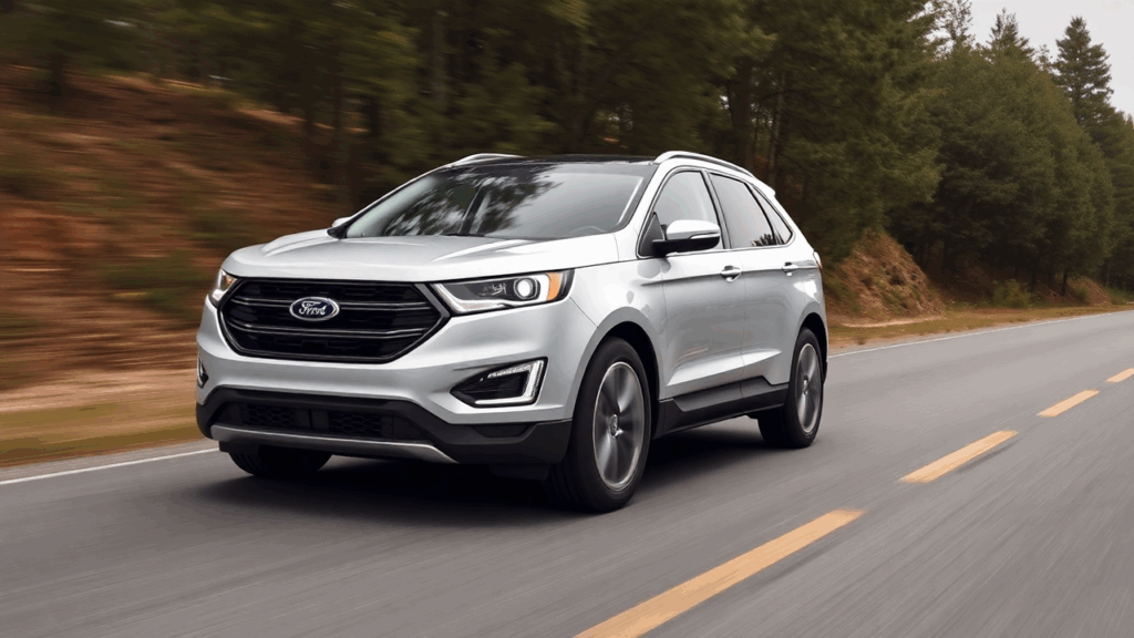 Samantha Parian a Ford Edge SUV on the road 602eff47 2755 4874 9a4e f4ecf717f4bc