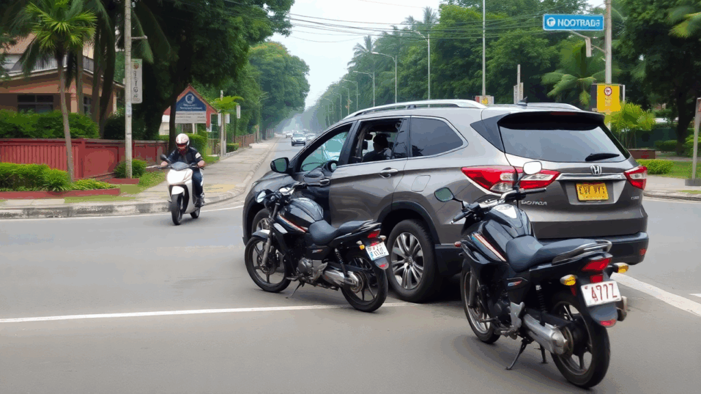 Samantha Parian a Honda SUV collided with two motorcycles in the street 037dc3e0 8961 4dd6 95a9 ed6c087e8a93