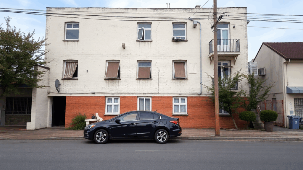 Samantha Parian a building with a car outside 489c04e9 e203 49ff 865f 46f18f3ecb33