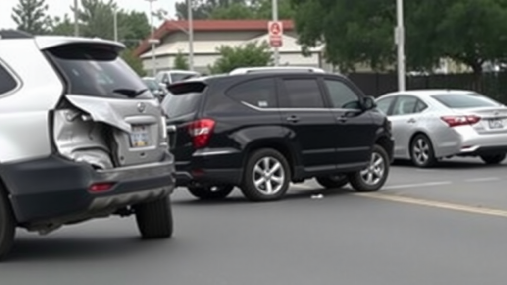 Samantha Parian an SUV with a damaged rear another black SUV on its side and a s b0f749a1 8ef2 447a 928c a8536676bc42