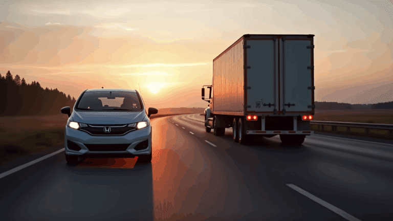 Samantha Parian, un Honda Fit y un cami&oacute;n de gran tonelaje Freightliner Cascadia colisionaron en la r 21e07bf1 4614 417b af59 ee39b5aa19b4