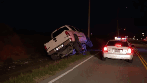 a car on the side of the road