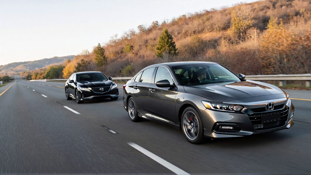 Juris digital una imagen de un Honda Accord gris y un sedán Acura negro en el ro 62316167 2543 4ed8 8d6f a0ee7958d2ab 1