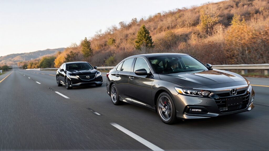 Juris digital an image of a gray Honda Accord and a black Acura sedan on the ro 62316167 2543 4ed8 8d6f a0ee7958d2ab