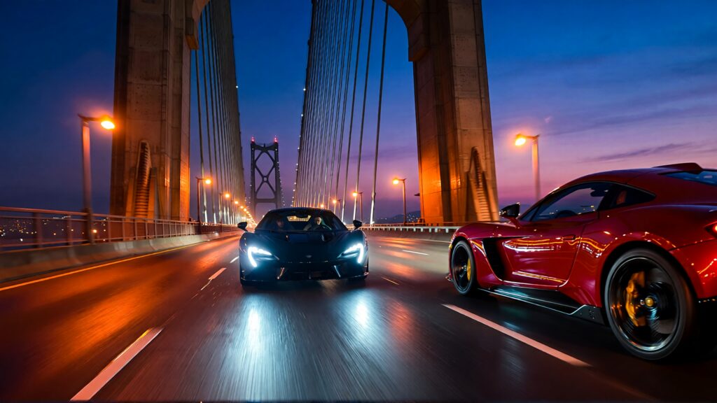 Juris digital two cars on the bridge ce250898 a3ea 44dd b455 d12c7c8bdf5b