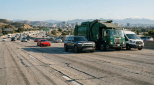 several vehicle on the road