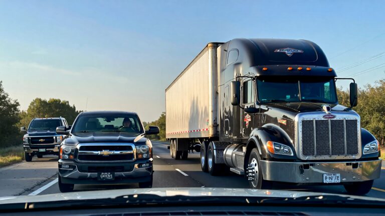 Juris digital a Peterbilt semi truck with a trailer a Chevrolet pickup and a edfbabae 79de 42d5 8725 9a633c9aa8af 1