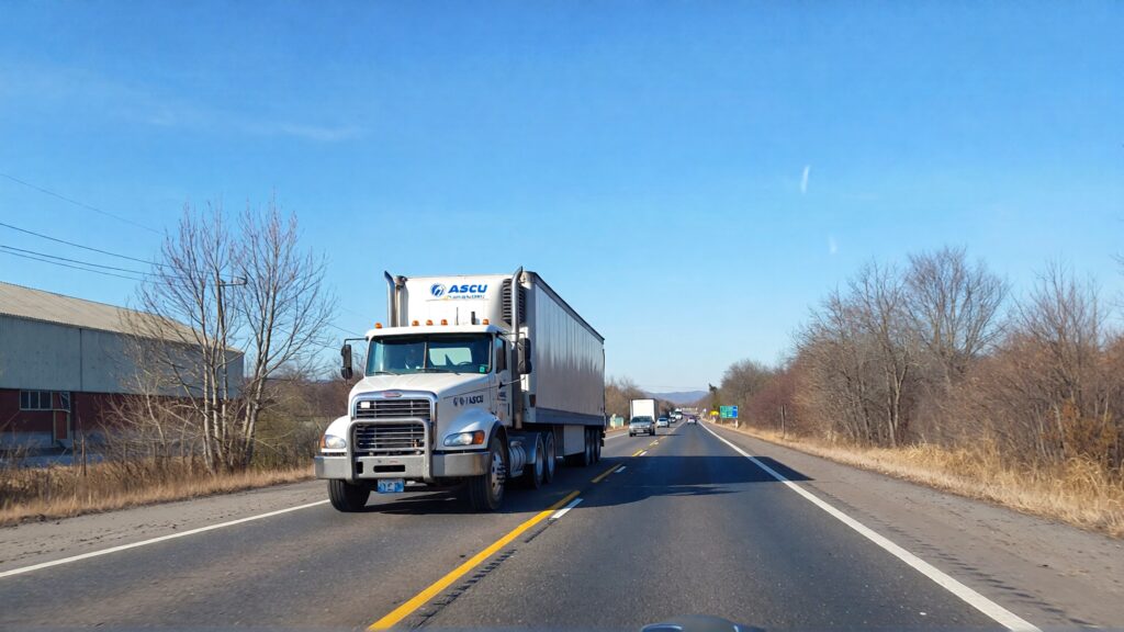 Juris digital an industrial truck on the road 40d261bb a138 4978 bae0 09f1cd2fba02