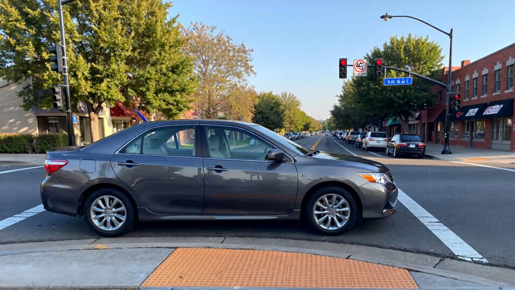 Juris Digital un Saturn gris y un Toyota Camry en una intersecci&oacute;n de calles en el 4ca8d98b 3878 46a8 aee0 b5058aefe64e